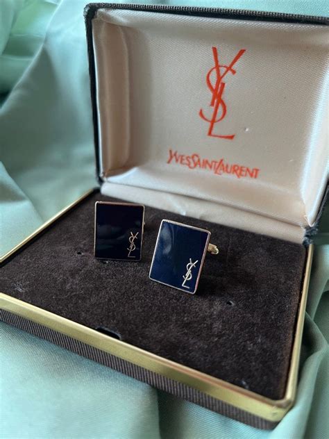 ysl mens bracelt|YSL cufflinks.